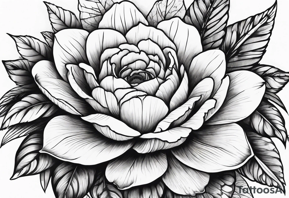 wing, flower, tattoo idea