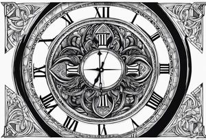 PlainCross with Roman numeral Jan 18 2023 tattoo idea