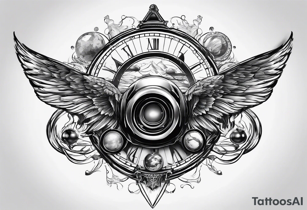 science themed tattoo tattoo idea