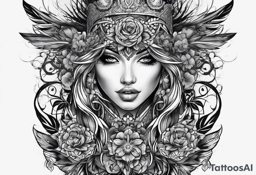 the word reason in vertical tattoo idea