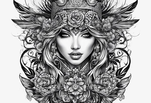 the word reason in vertical tattoo idea