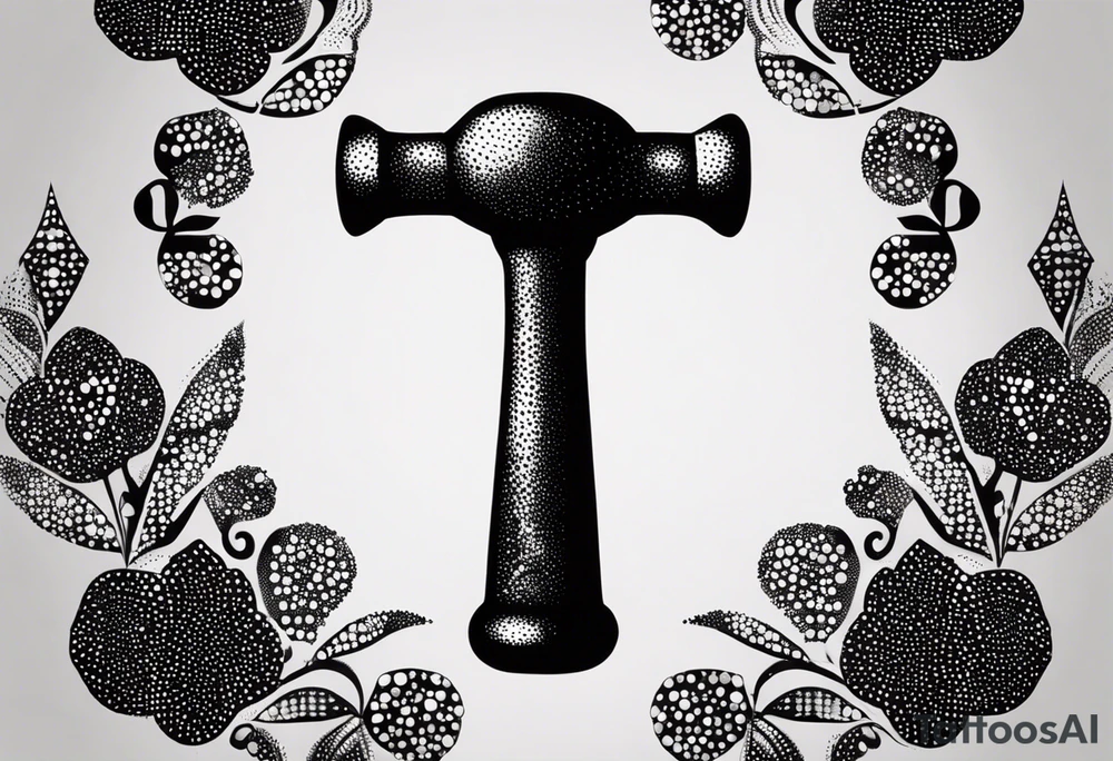 A simple hammer tattoo idea