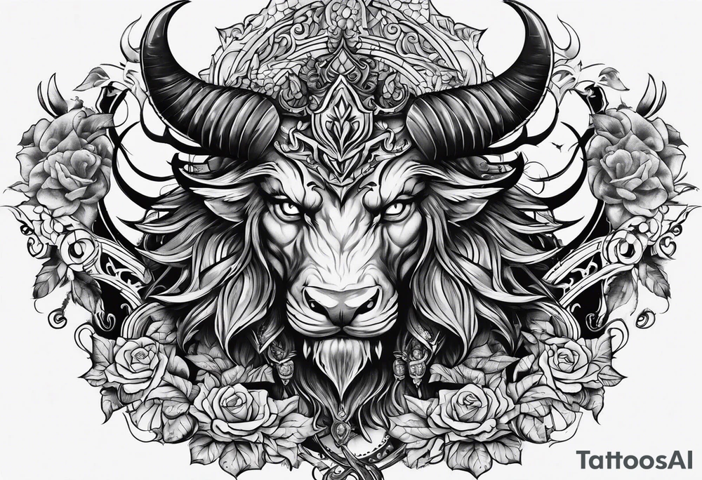 satan tattoo idea