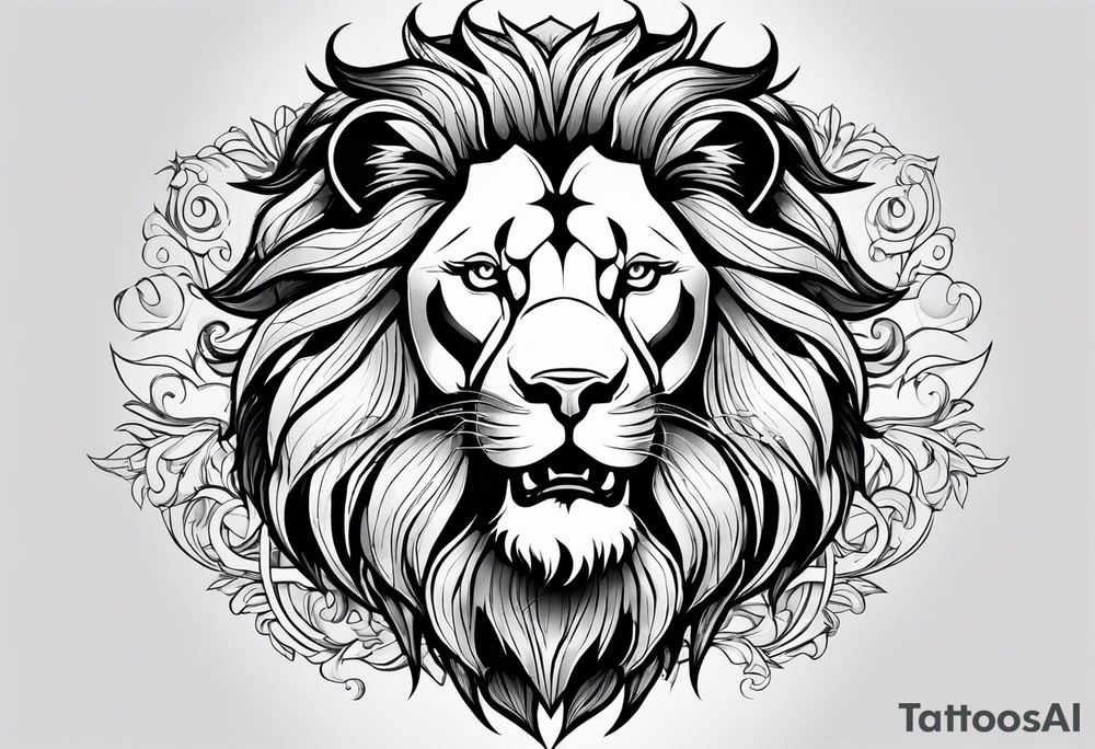 Lion from atlas tattoo idea