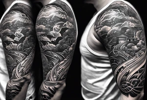 PTSD sleeve tattoo idea