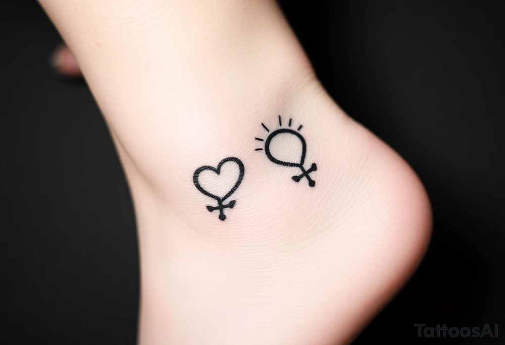 A symbols reprensting Gay bottom submissive tattoo idea