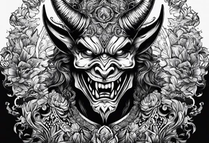 Write the Sentence: "Don't deal with the devil" tattoo idea