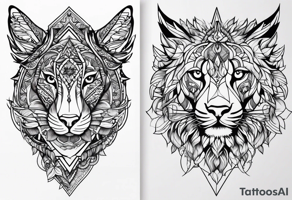 Genera un tatuaje que 
representa la persistencia tattoo idea