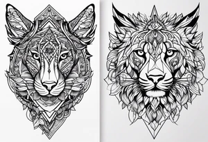 Genera un tatuaje que 
representa la persistencia tattoo idea
