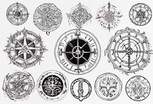 Lord of the rings, Vegvisir tattoo idea
