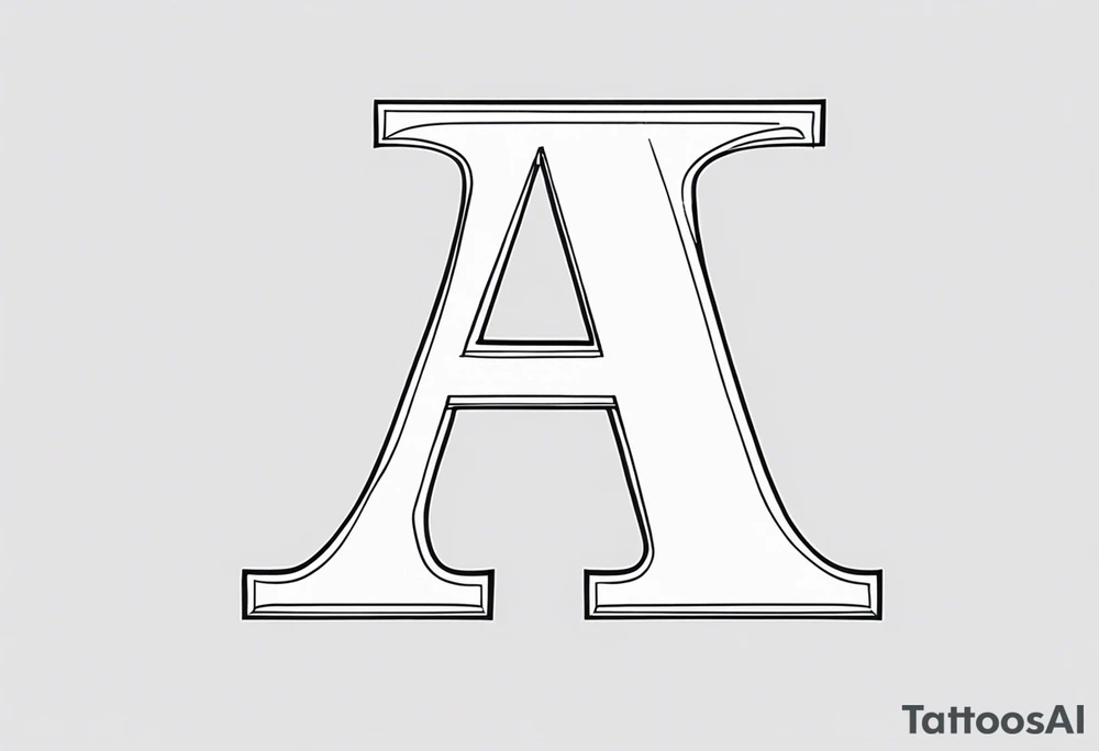 I want to letters "ABC" tattoo idea