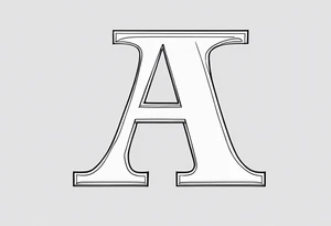 I want to letters "ABC" tattoo idea