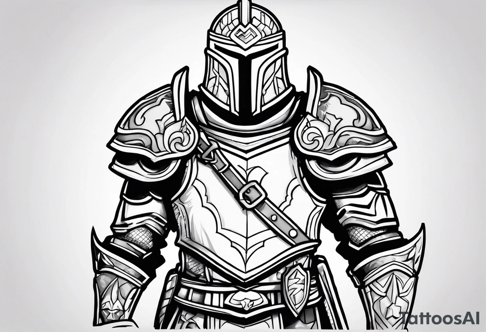 Alfonse armor tattoo idea