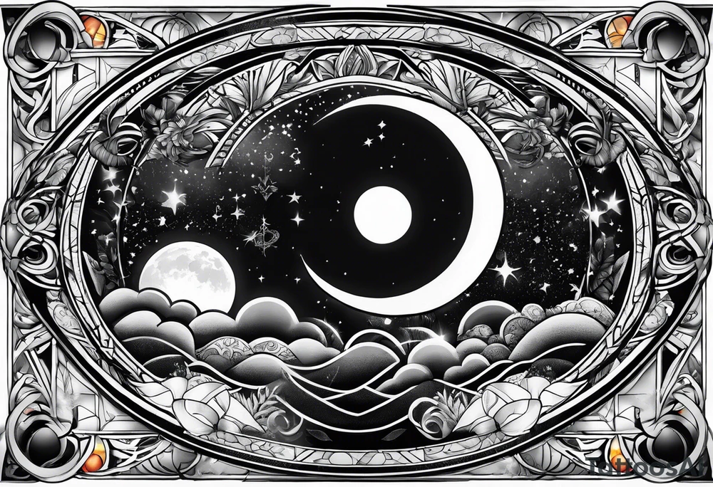 Eclipse tattoo idea