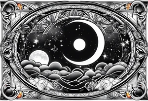 Eclipse tattoo idea