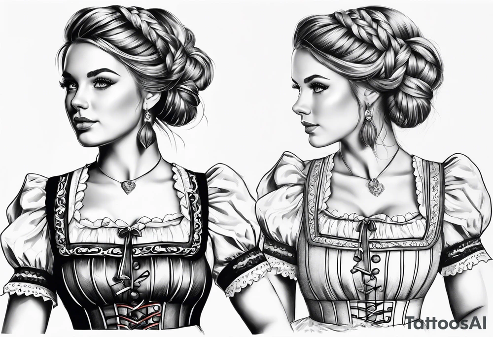 Dirndl tattoo idea