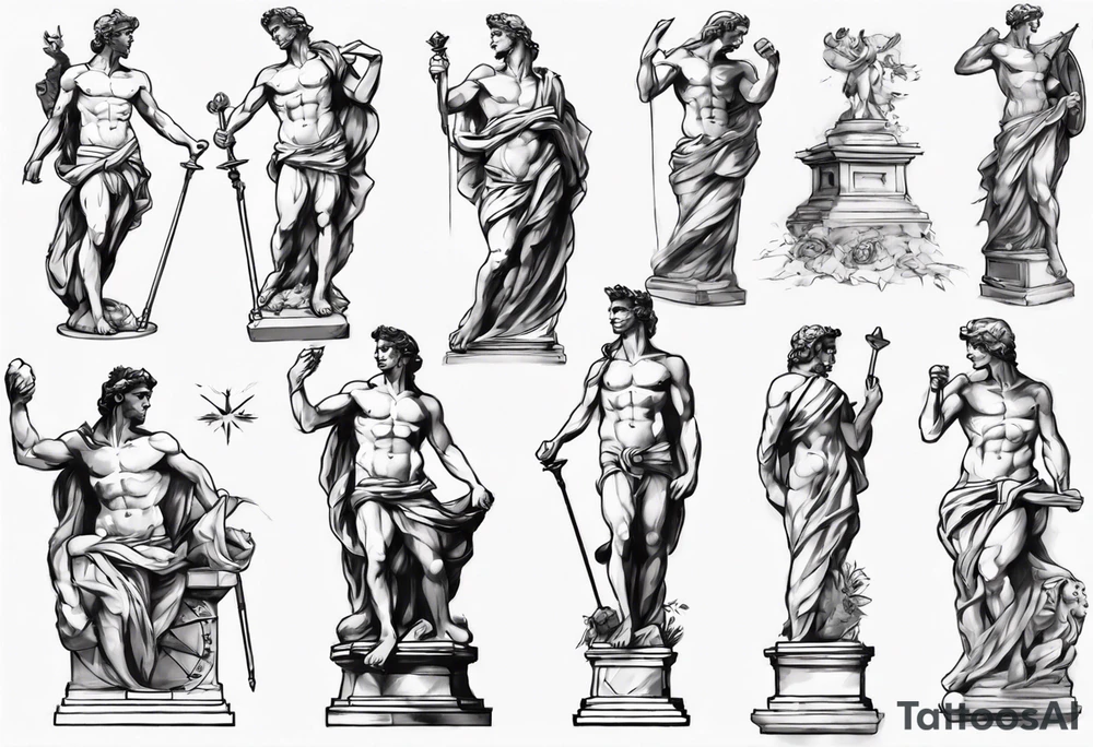 Statue of david tattoo idea