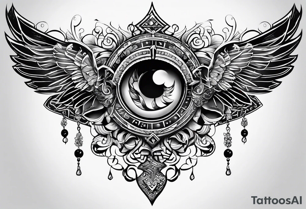 Something for matching couples tattoo,, including the word Gizaagi’in tattoo idea