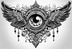 Something  for matching couples tattoo,, including the word Gizaagi’in tattoo idea