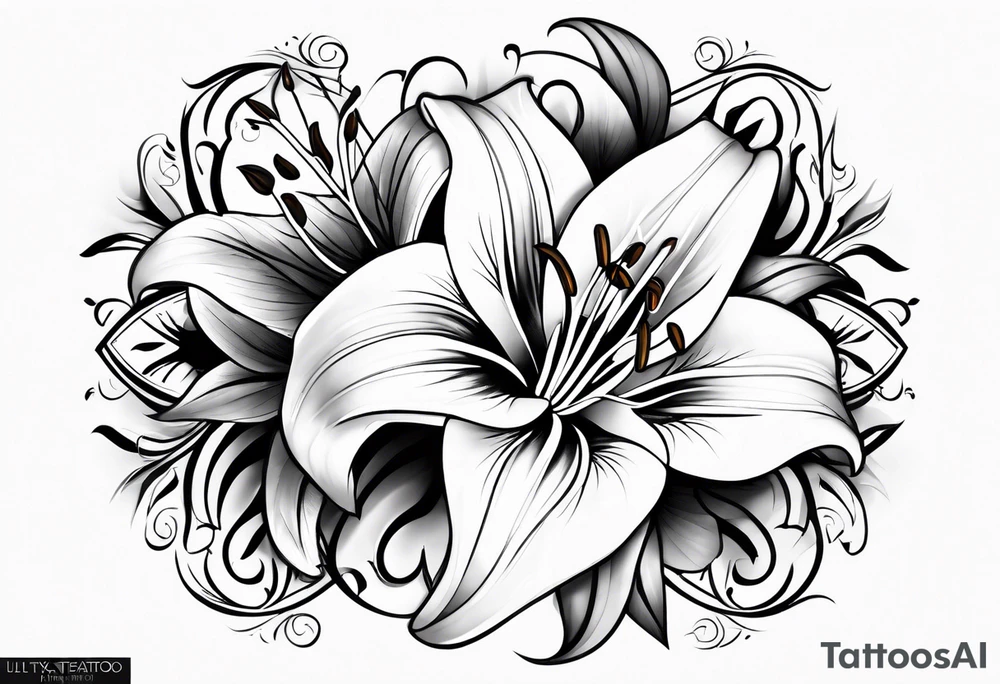 Lily tattoo idea