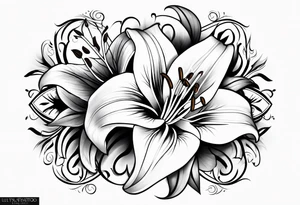 Lily tattoo idea
