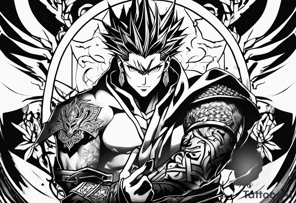 gilgamesh from fate stay night tattoo idea