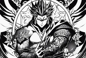 gilgamesh from fate stay night tattoo idea