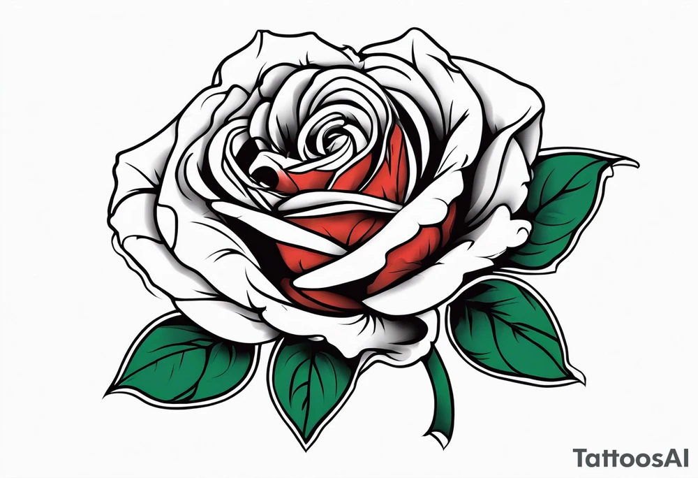2 Rosen Stacheldraht tattoo idea