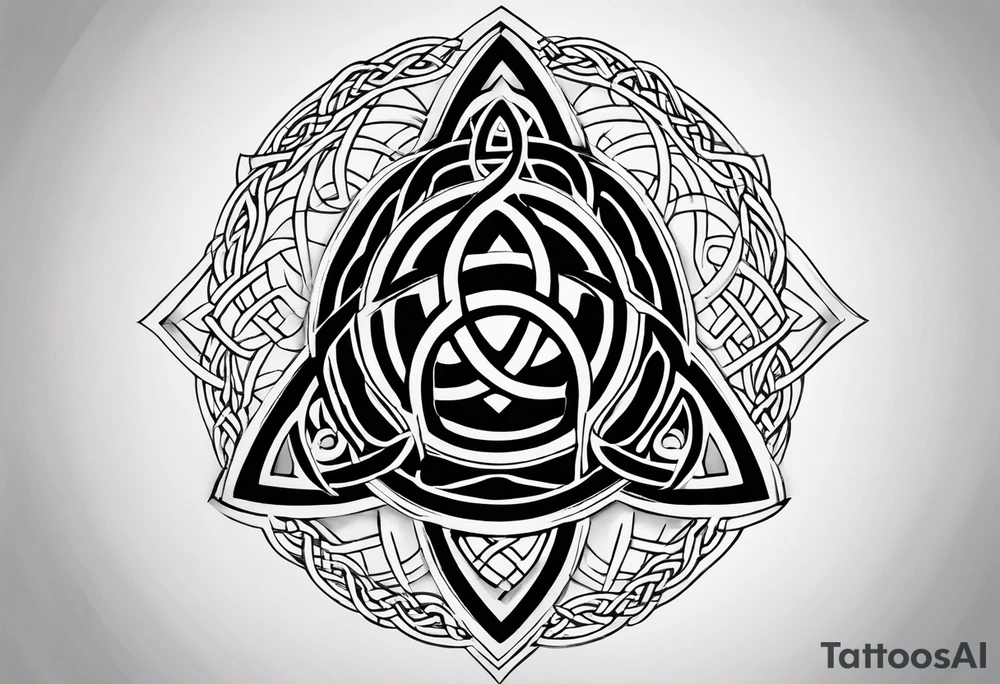 triquetra celtic tattoo idea