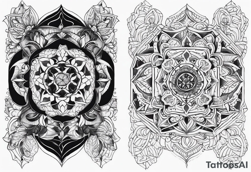 World tattoo idea