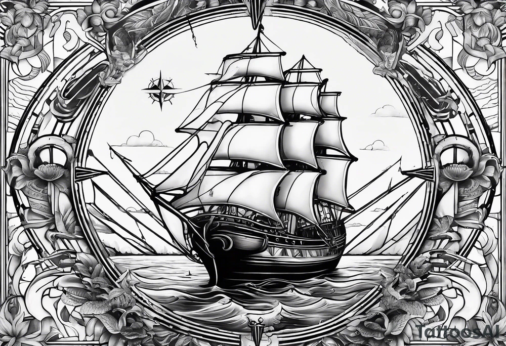 Compass mind compass tattoo idea