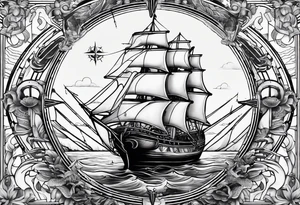 Compass mind compass tattoo idea