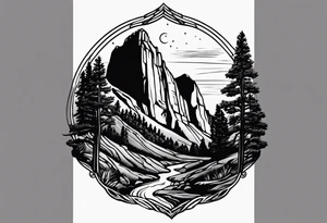 Couple hiking, zion national park tattoo idea