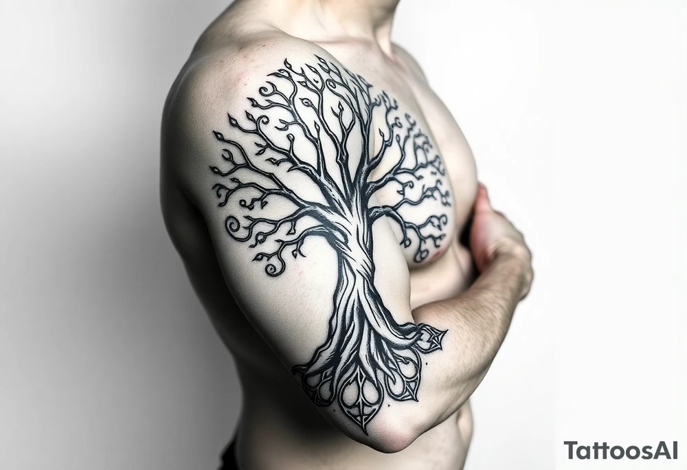 Celtic Tree of life tattoo idea