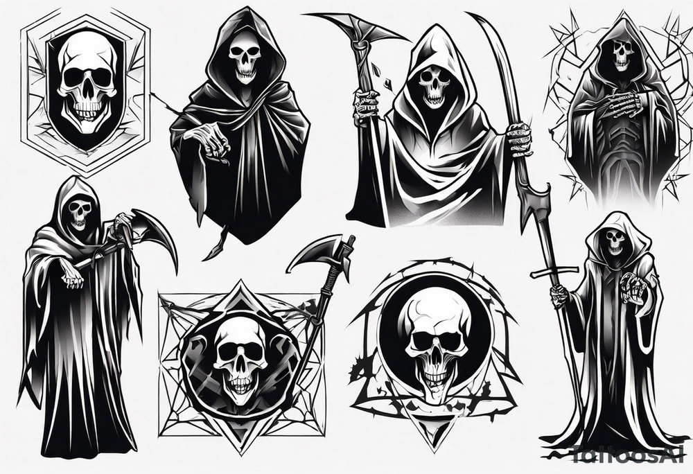 Grim reaper tattoo idea