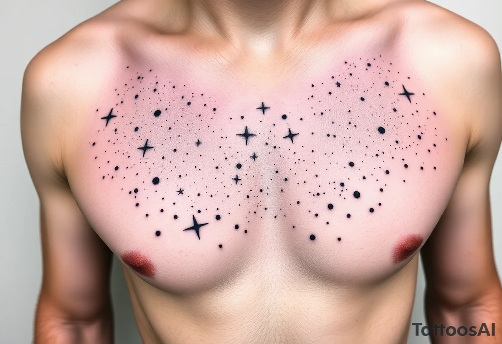 Night sky tattoo idea