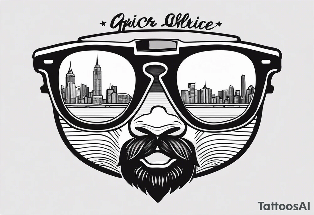 sunglasses Officer tattoo idea