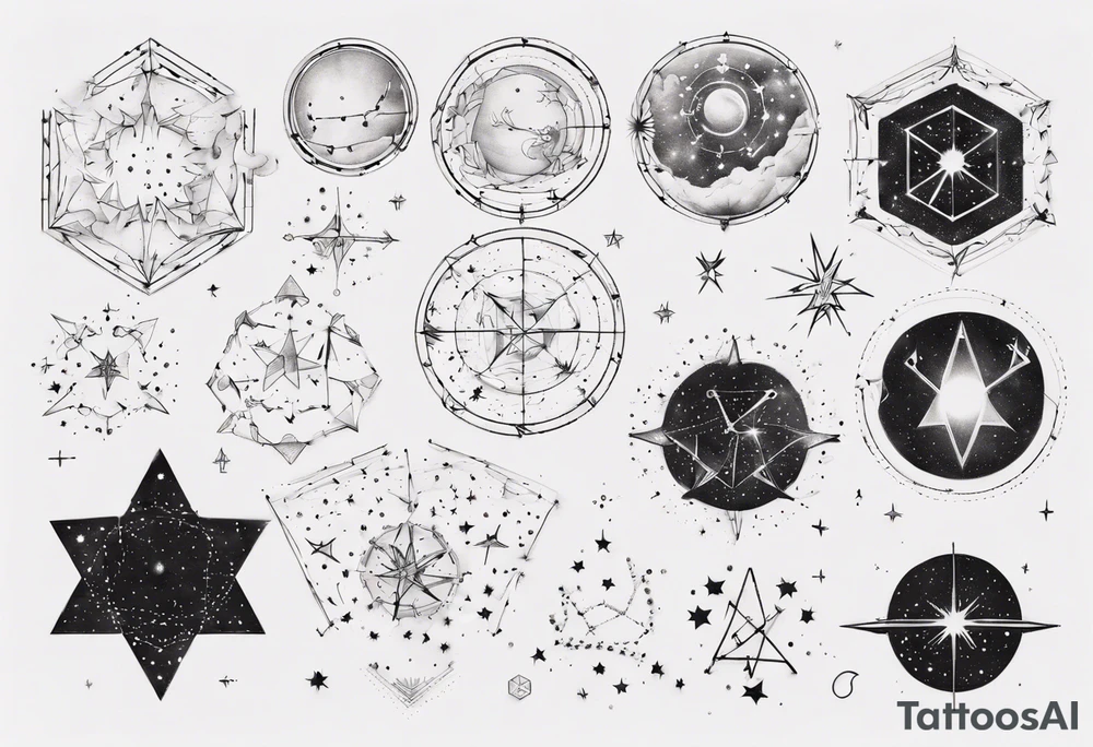 Constellations tattoo idea