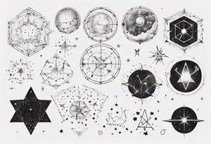 Constellations tattoo idea