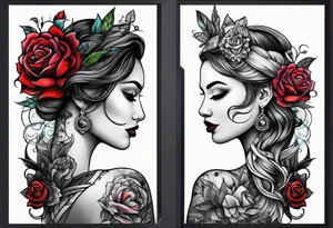 Couples tattoo tattoo idea