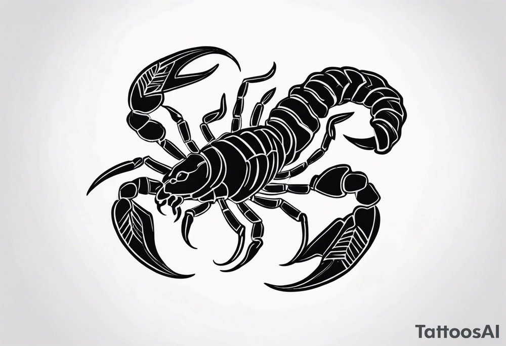 scorpion tattoo idea