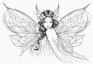 Ethereal Fairy tattoo idea