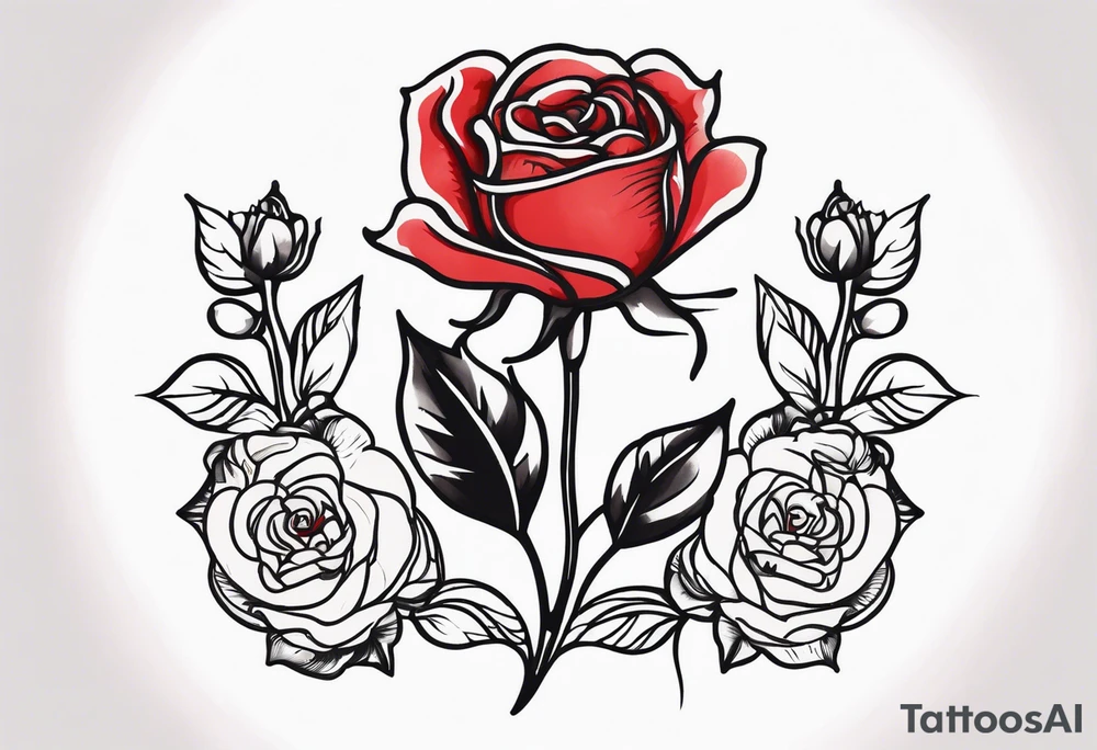 Leuchtturm Stacheldraht Rosen Herz tattoo idea