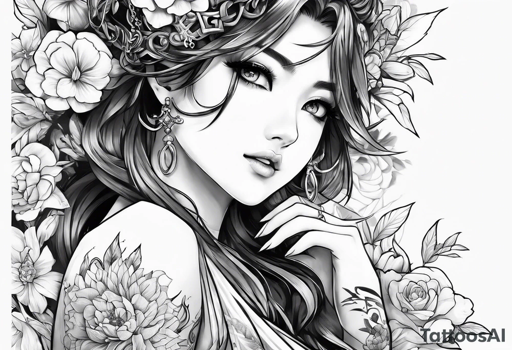 anime tattoo idea
