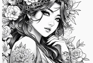 anime tattoo idea