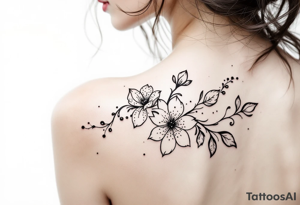 flowers tattoo idea