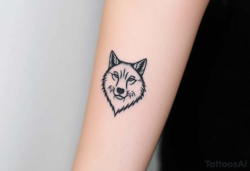 Wolf tattoo idea