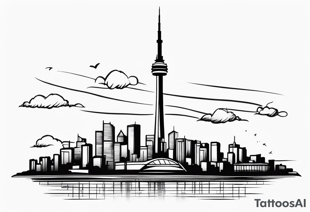 CN tower tattoo idea