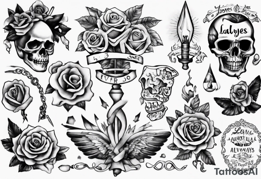 Layla Jones
4-ever and always tattoo idea