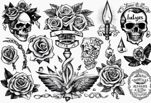 Layla Jones
4-ever and always tattoo idea